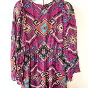 Tribal Print Romper